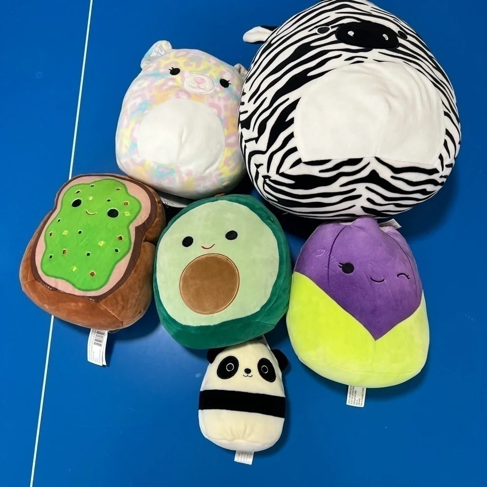 - Bundle of 6 Squishmallows. Never touched.
